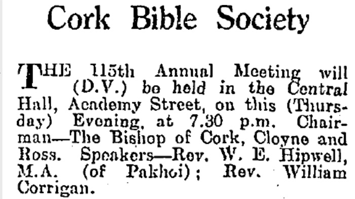 Cork Bible Society
