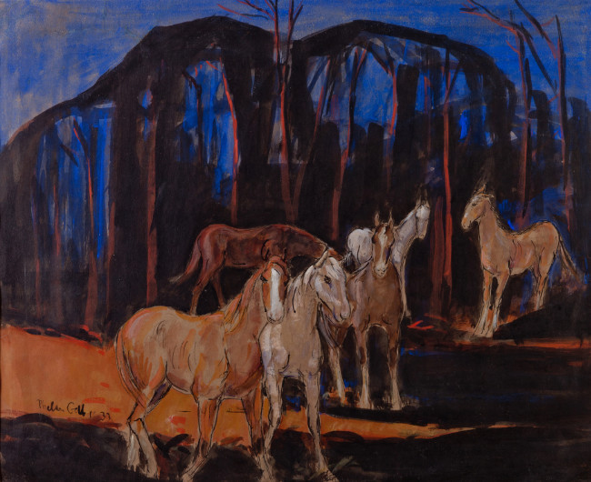 CAG.2810 Harry Phelan Gibb, Horses in Twilight, Presented, Friends of the National Collections of Ireland, 2012.