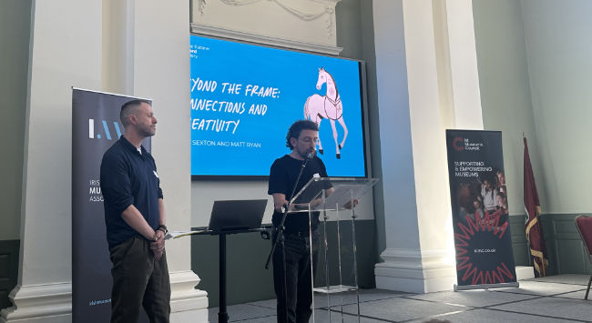 Beyond the frame image