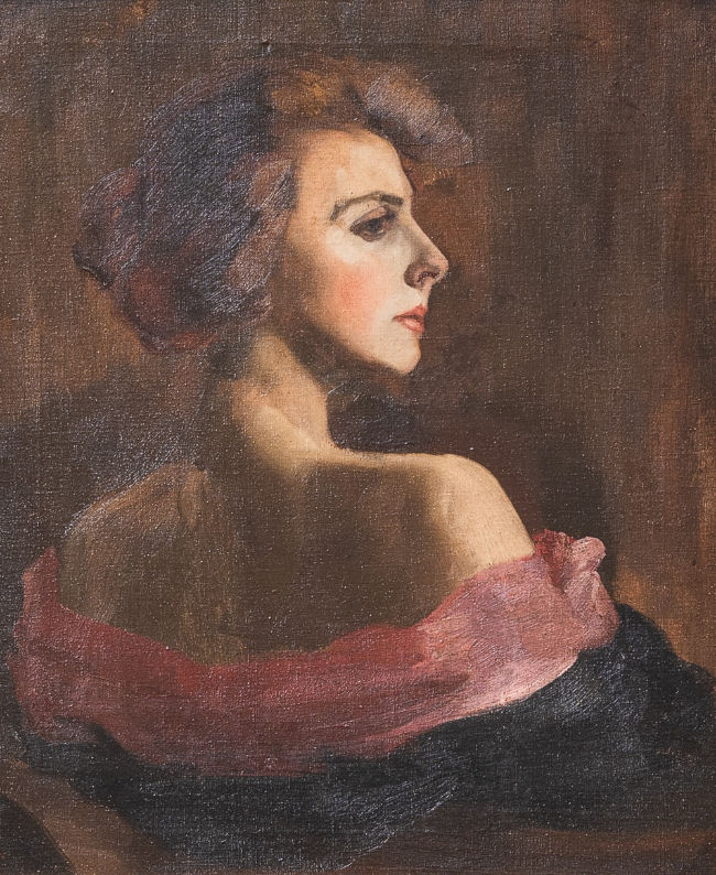 CAG.3057 William Sheehan, Portrait of a Lady, c.1917