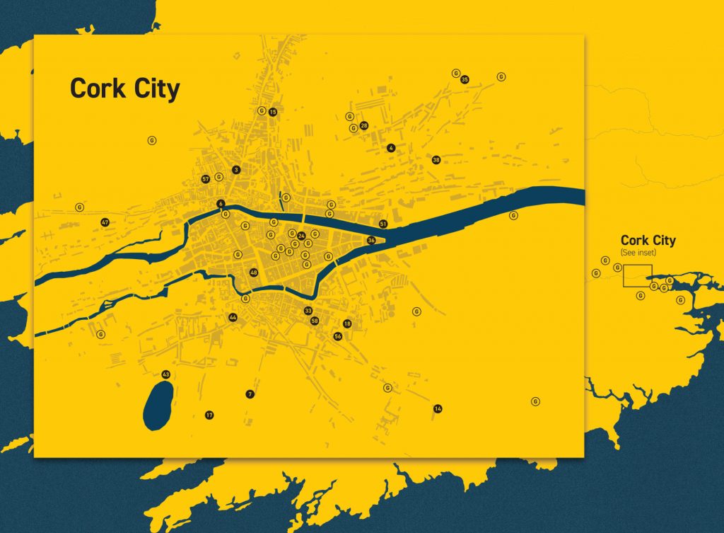 Cork City map optimised