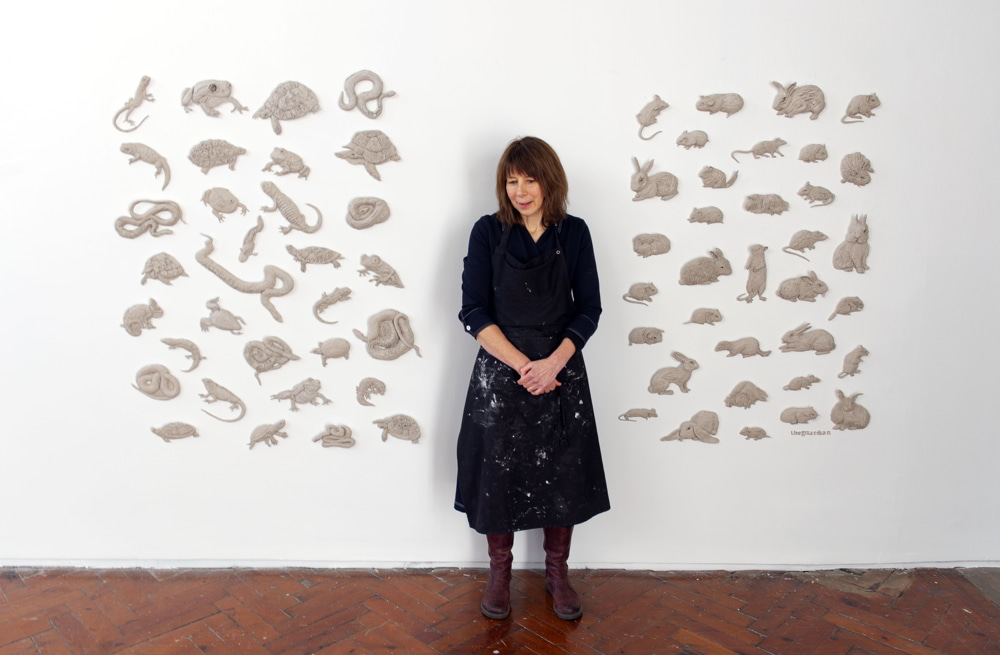 Photo: Daphne Wright at her solo exhibition A quiet mutiny, held at Crawford Art Gallery in 2019/20, © Michael Mac Sweeney/Provision.
