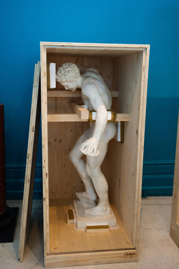 Decanting the Sculpture Galleries