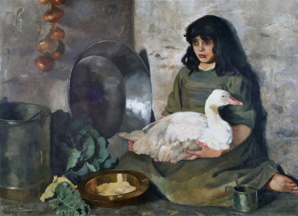 Edith-Somerville-The-Goose-Girl-1888