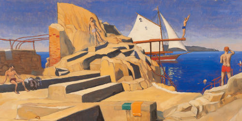 Harry Aaron Kernoff, The Forty Foot, Sandycove, 1940, 500