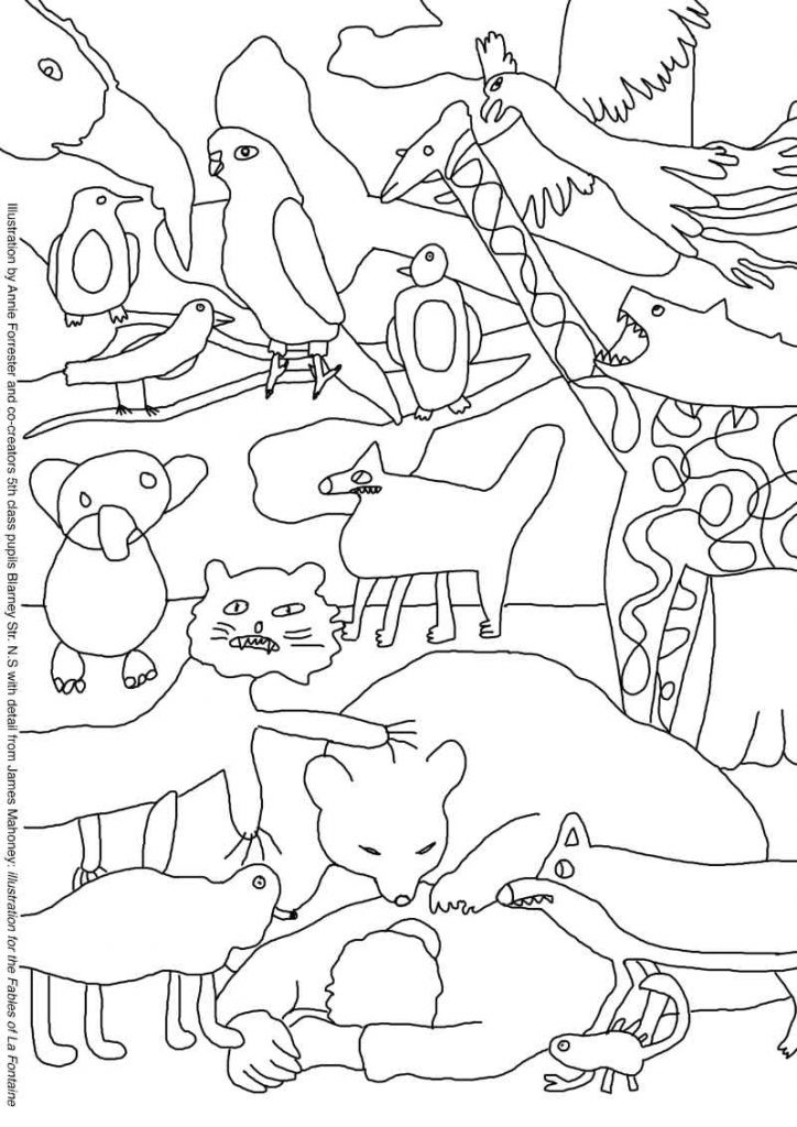 Colouring page