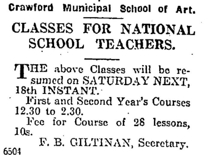 CLASSES FOR NATIONAL SCHOOL TEACHERS