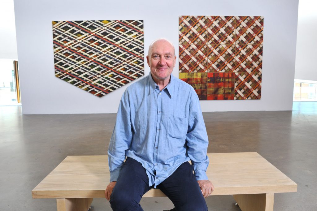 Sean Scully pictured at Crawford Art Gallery for the opening of Figure / Abstract in 2015. Photo: Daragh Mc Sweeney / Provision.