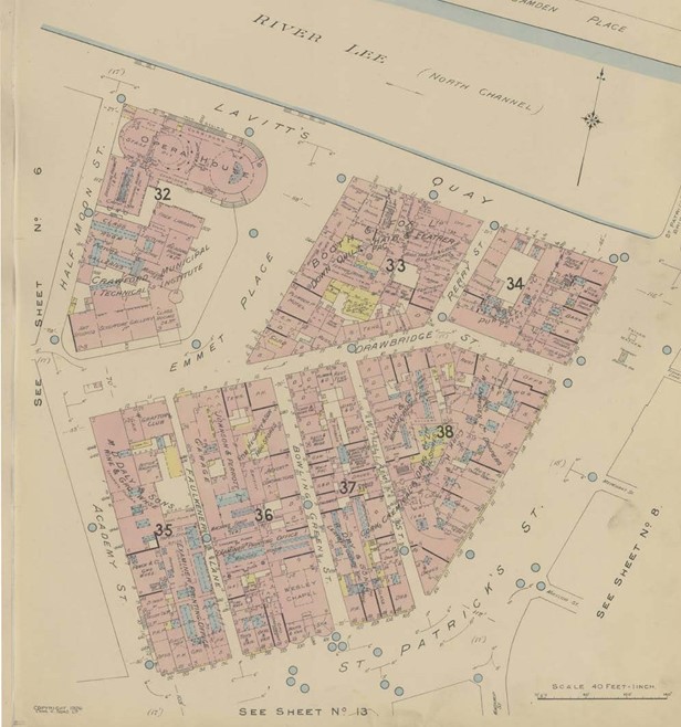 Map of Emmett Place area in 1926 by Chas E. Goad Ltd.