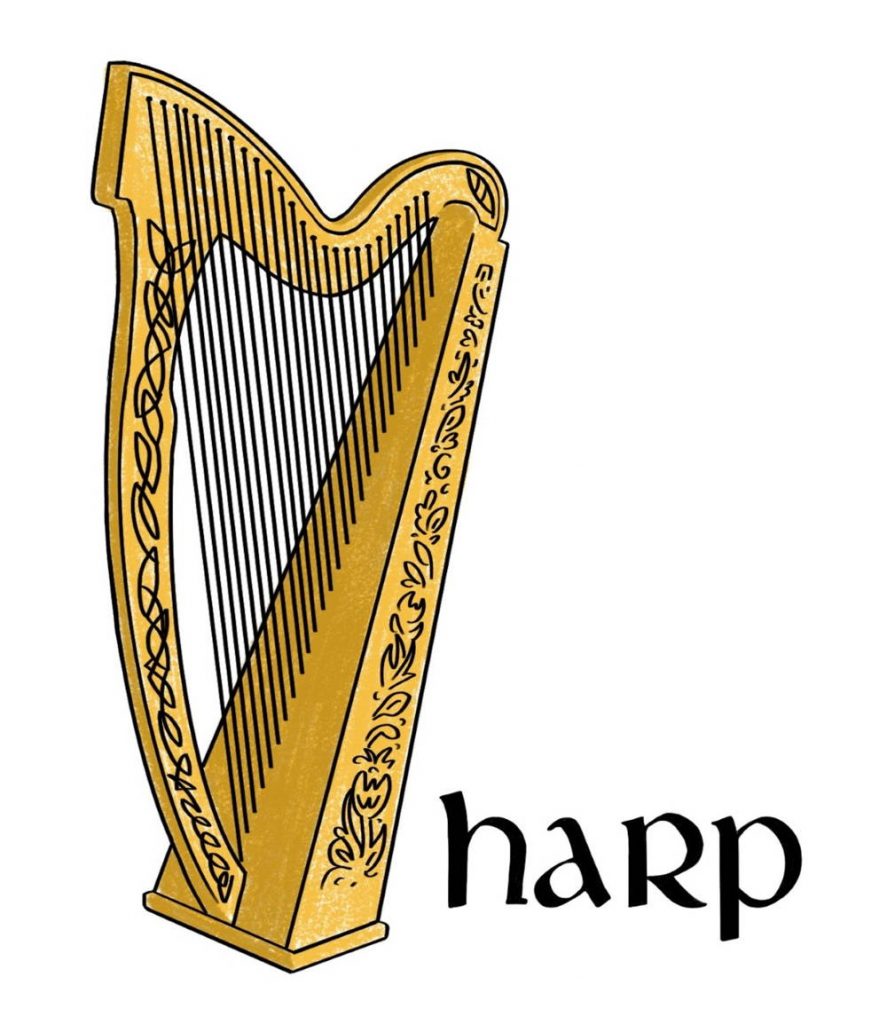 Irish harp