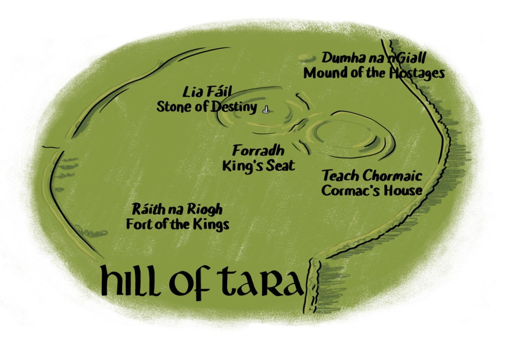 Hill of Tara map