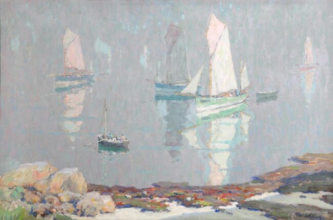 Terrick Williams, Morning Haze, Concarneau, c.1929, oil on canvas, 61 x 91.5 cm. Purchased, the Artist, 1935 (Gibson Bequest Fund).