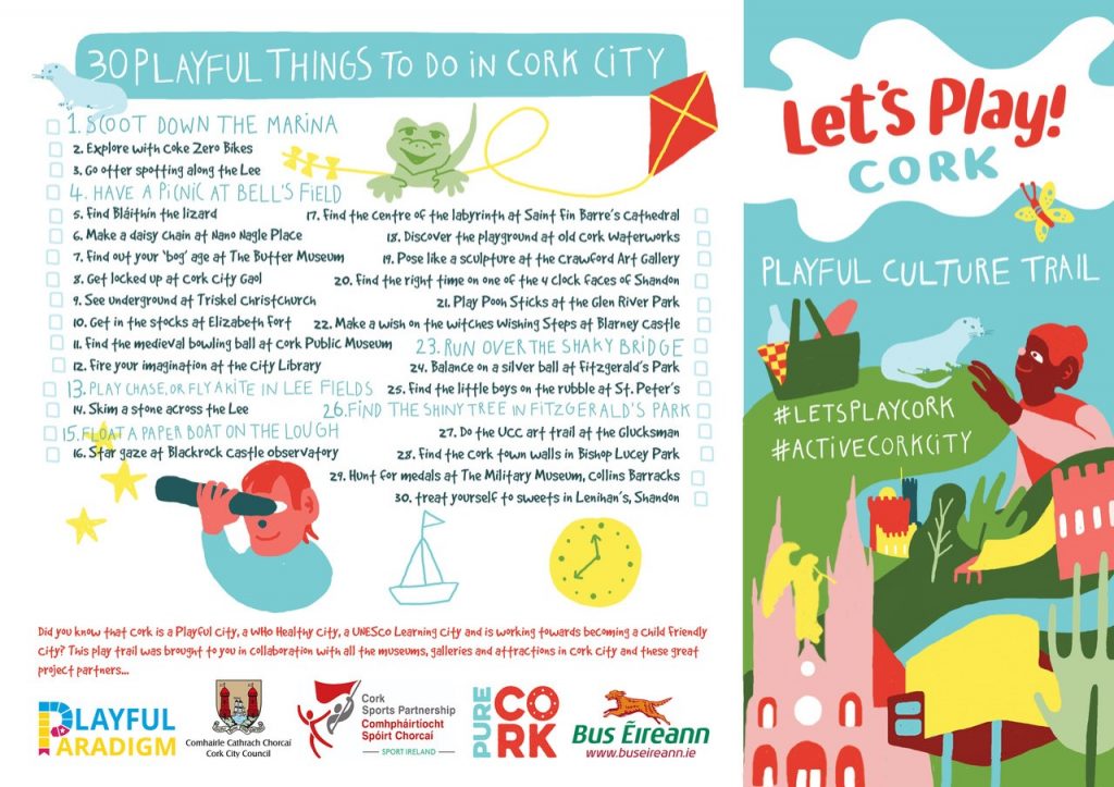 Playful things to di in Cork City